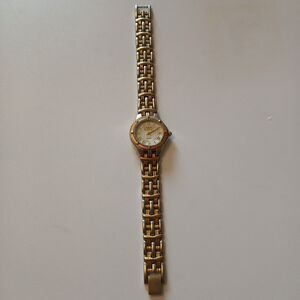 Grand Casino Watch Men's Two Tone Case Band Quartz Japan Movt Roman Numeral